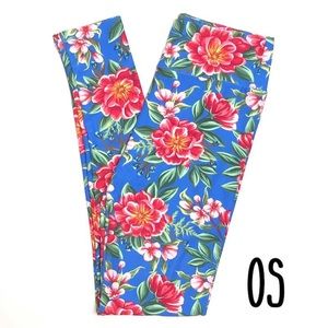 Lularoe floral leggings OS